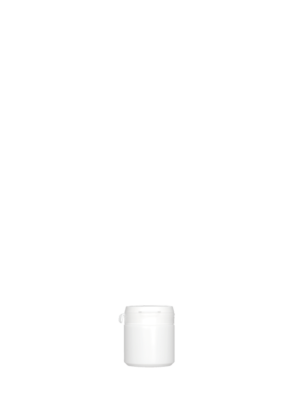 Dose "Special" 50 ml weiß mit Handy-Cap-Verschluss mit Abreißring und integrierter Trockenkapsel