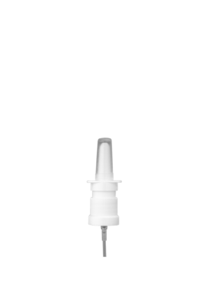 Nasale Pumpe weiß mit Schutzkappe (0,14 ml, GL18)