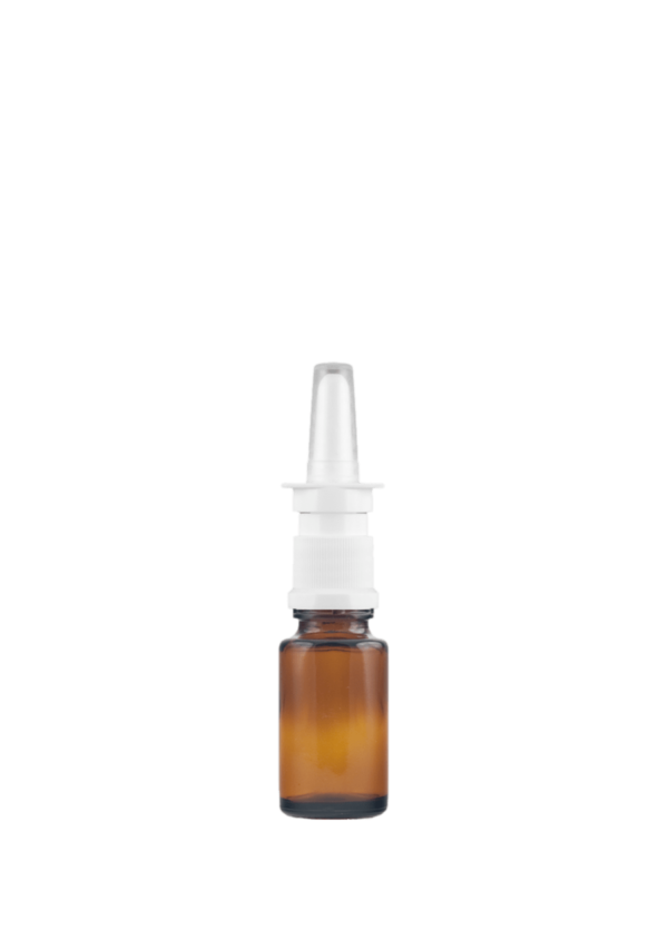  Tropfflasche RDS 15 ml braun mit nasaler Pumpe
