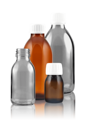 Syrup Bottles Glass