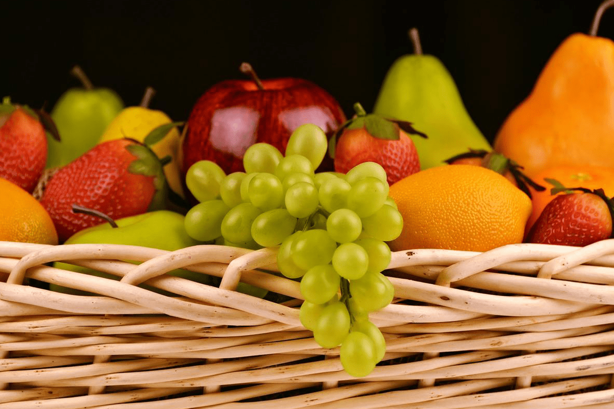 Korb mit Obst