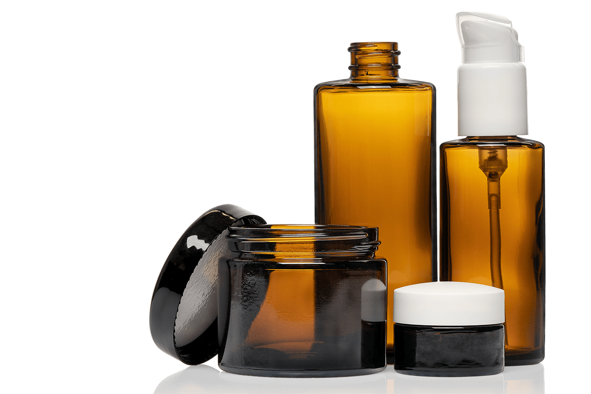 PACKSYS Pharmacos Serie: Flaschen und Tiegel aus Altglas
