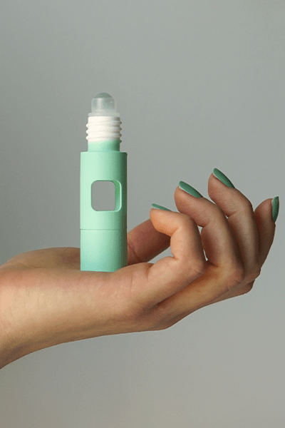 Ampullenapplikator grün Anwendung Pharmacos