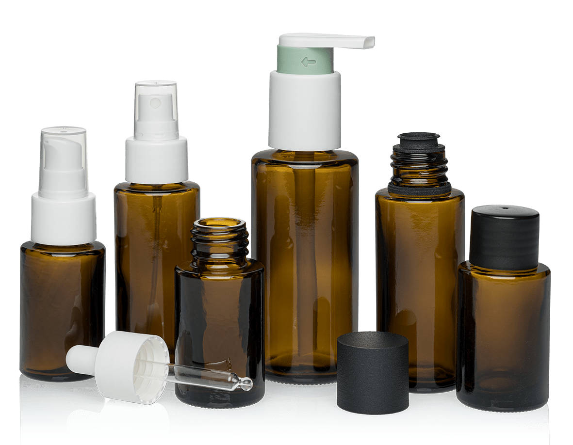 Pharmacos Flaschen Serienbild Anwendung Tiegel Pharmacos