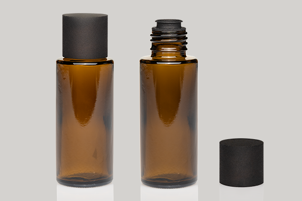 Marasca Flasche 100 ml mit Lotus Ausgießer schwarz